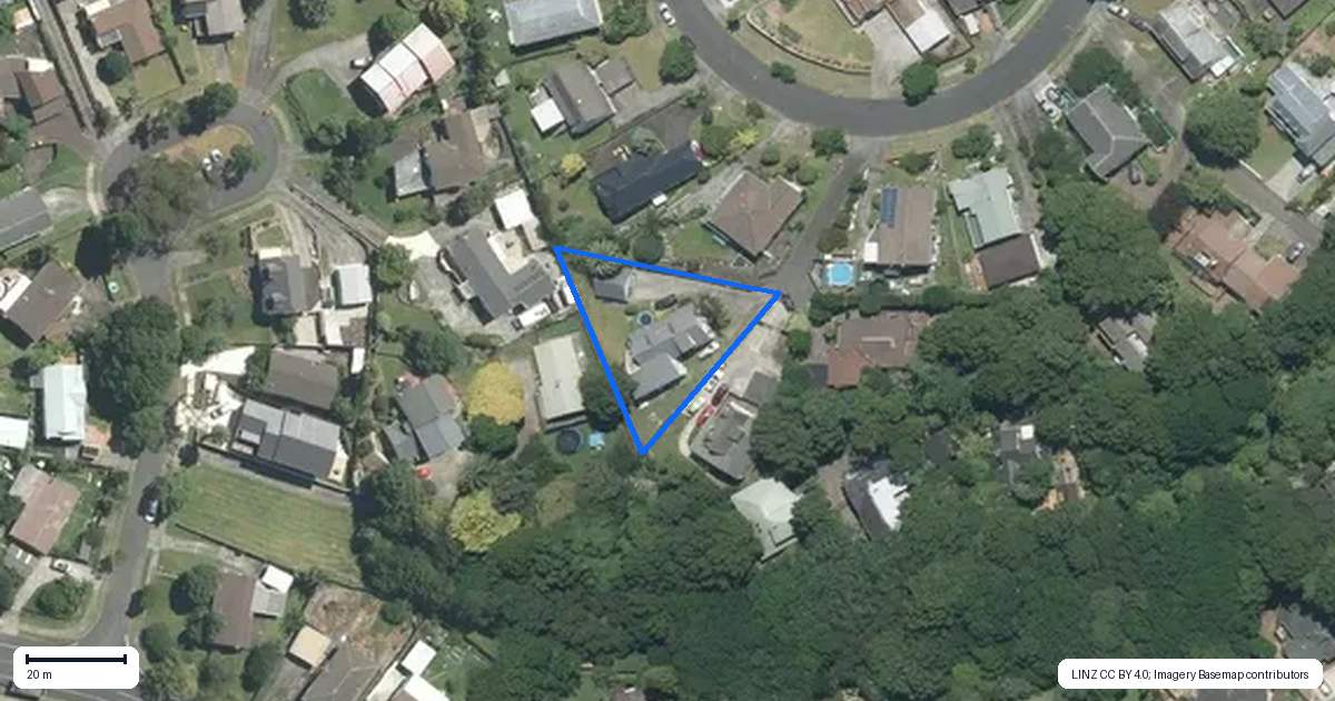 Property context map for 26 Kingsclere Place, Goodwood Heights, Auckland