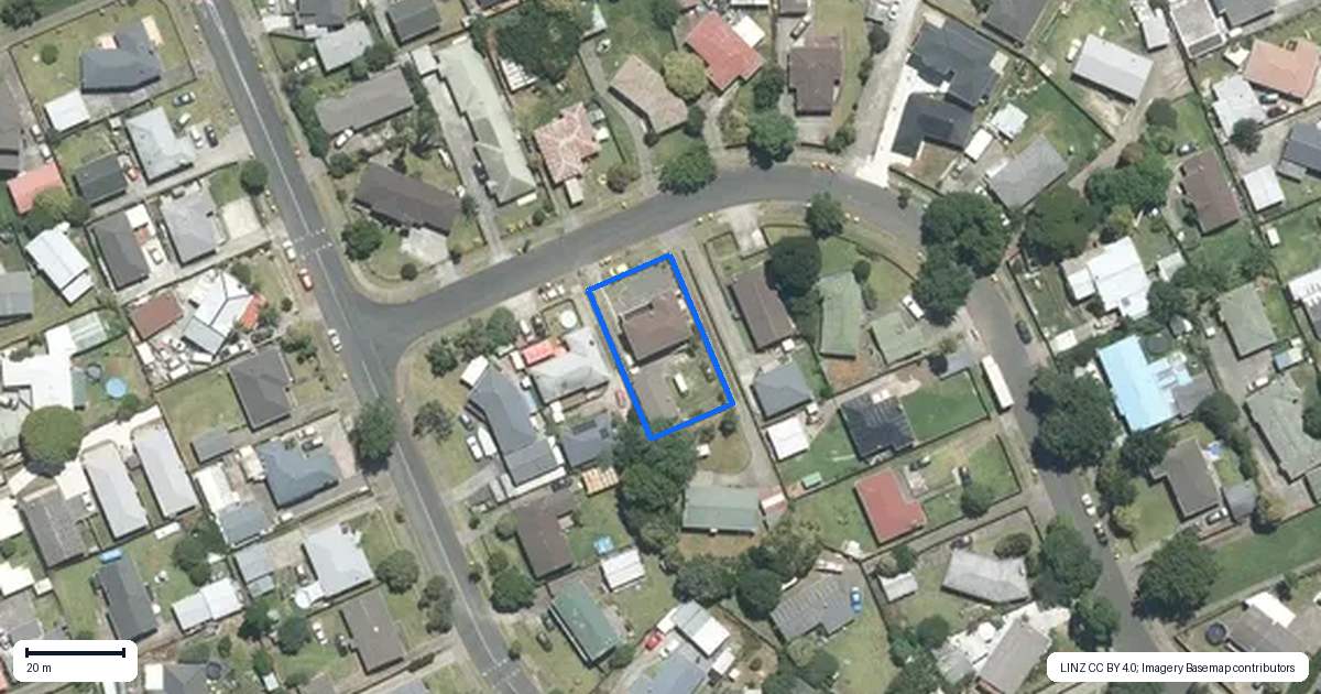 Property context map for 5 Brentford Place, Manurewa, Auckland