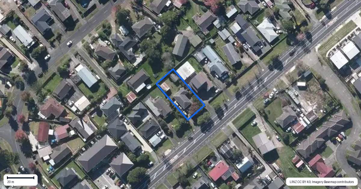 Property context map for 315 Swanson Road, Ranui, Auckland