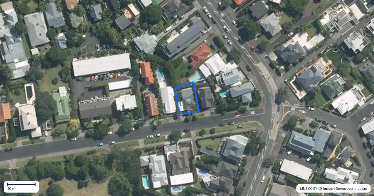 Property context map for 3 Emmett Street, Herne Bay, Auckland
