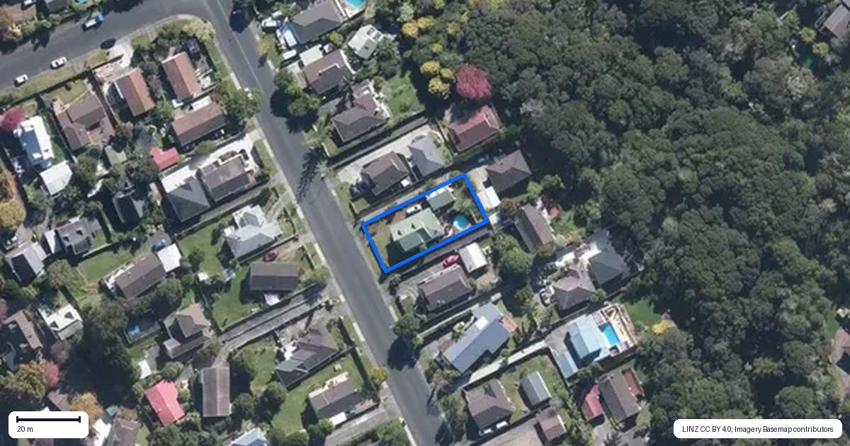 Property context map for 87 Lynn Road, Bayview, Auckland