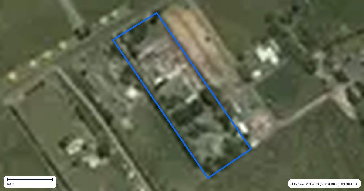 Property context map for 178 Dominion Road, Tuakau
