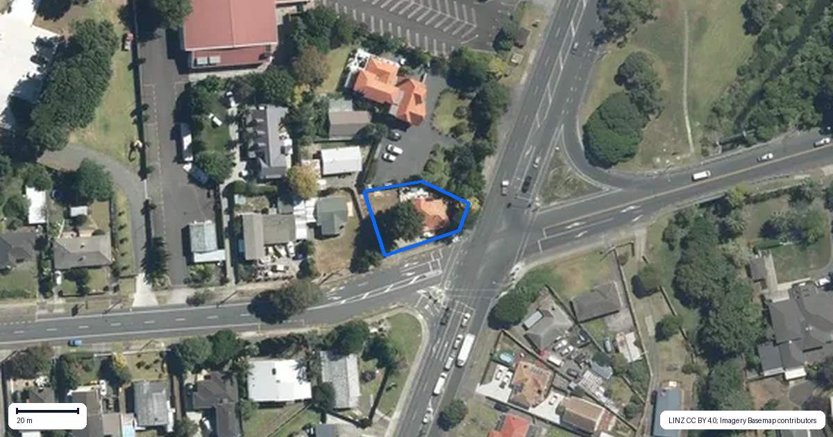 Property context map for 1B Miller Road, Mangere Bridge, Auckland