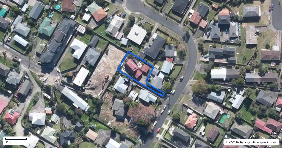 Property context map for 26A Blacklock Avenue, Henderson, Auckland