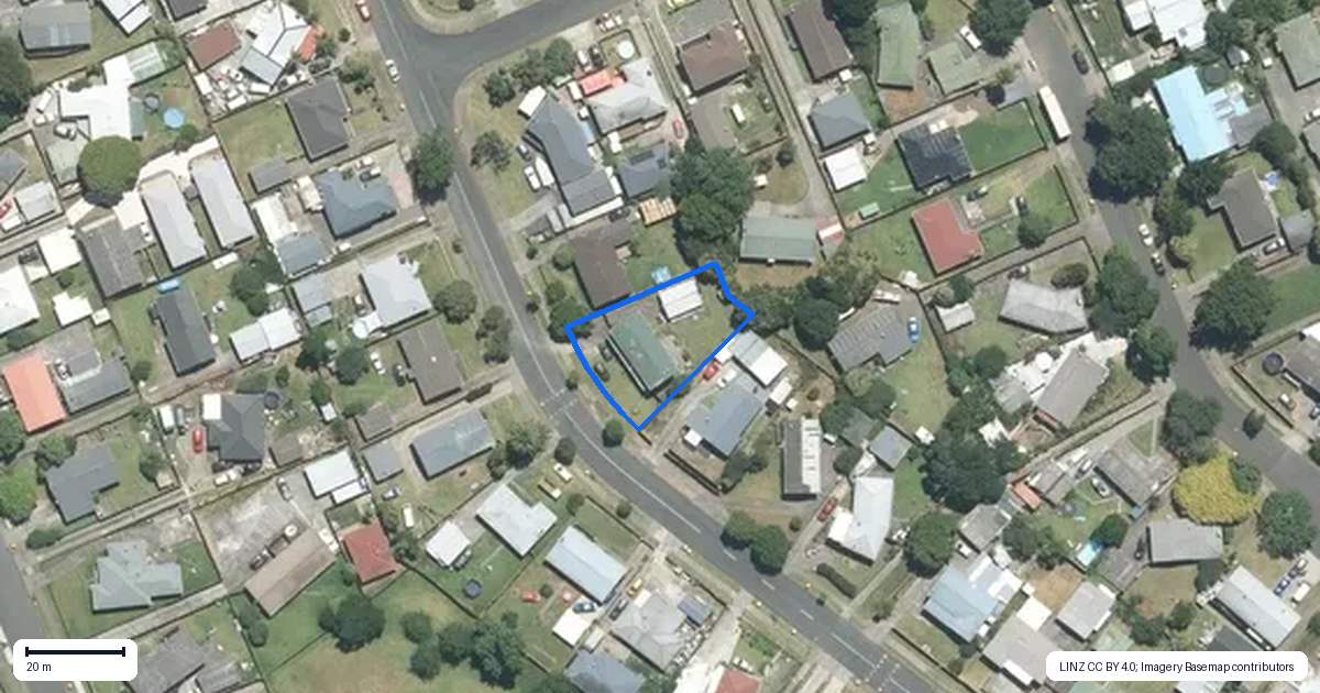 Property context map for 14 Dagenham Street, Manurewa, Auckland