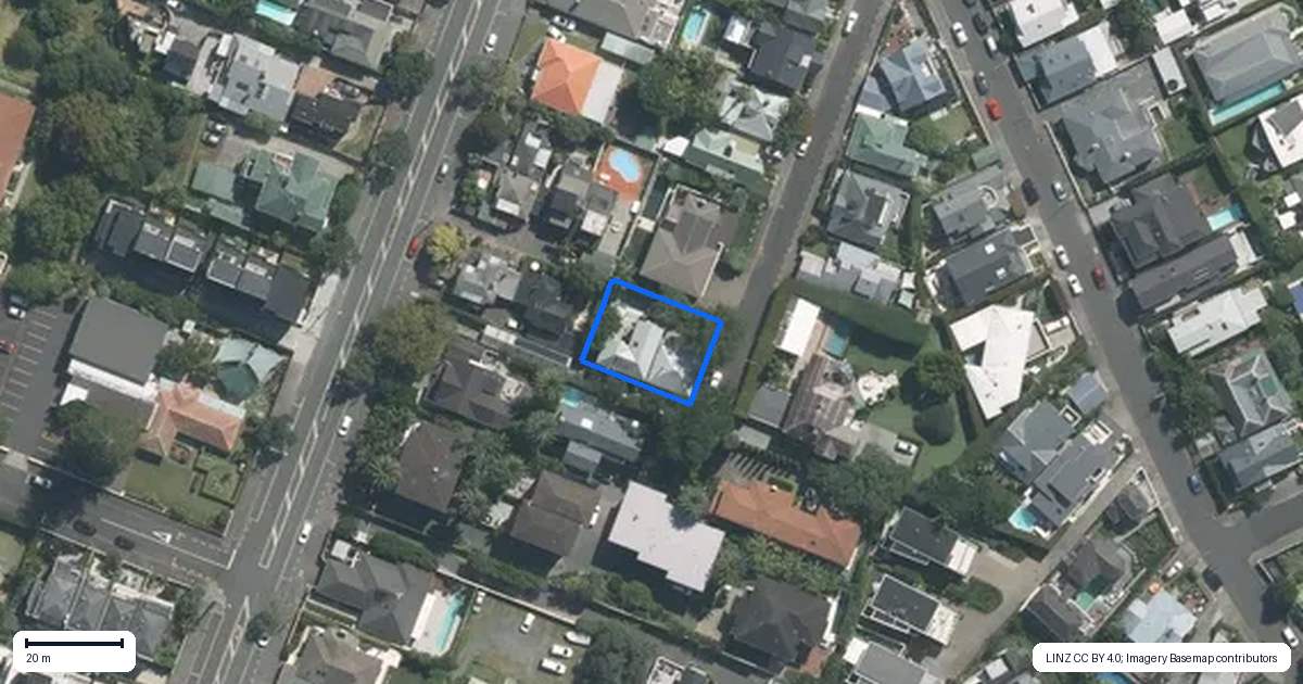 Property context map for 15 Percival Parade, Saint Marys Bay, Auckland