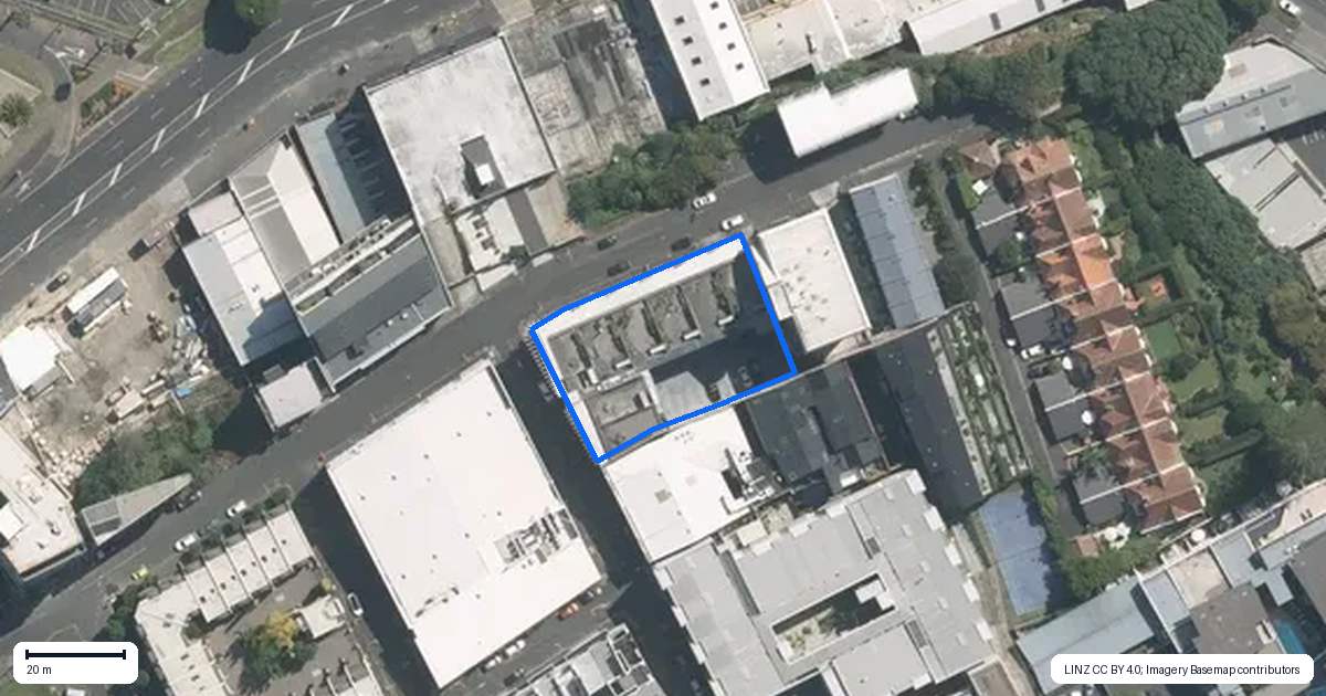Property context map for 3G/11 Augustus Terrace, Parnell, Auckland
