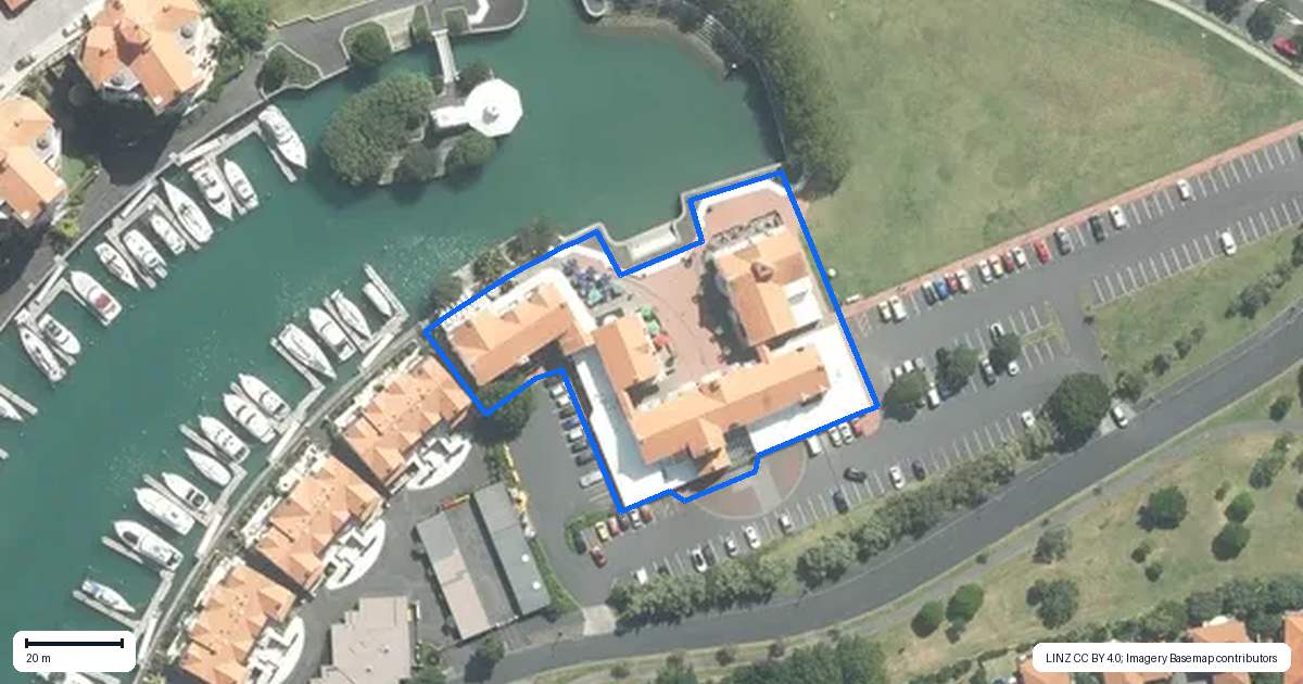 Property context map for 164 Harbour Village Drive, Gulf Harbour, Whangaparaoa