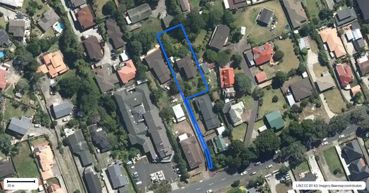 Property context map for 47 Kinross Street, Blockhouse Bay, Auckland