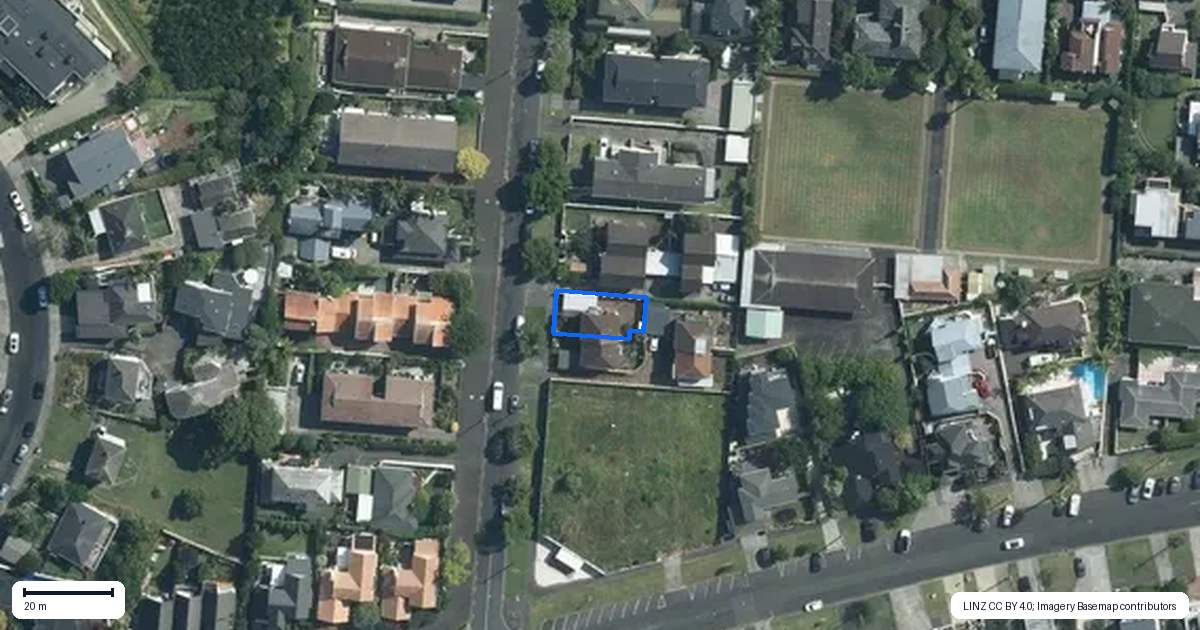 Property context map for 1/40 Atkin Avenue, Mission Bay, Auckland