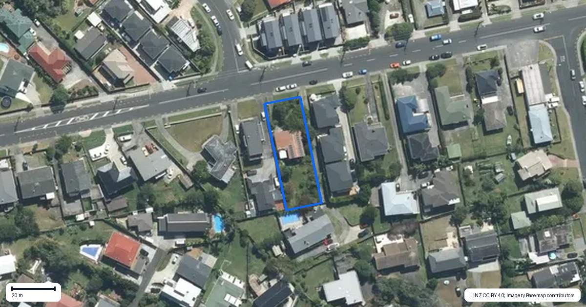 Property context map for 105 Coronation Road, Hillcrest, Auckland