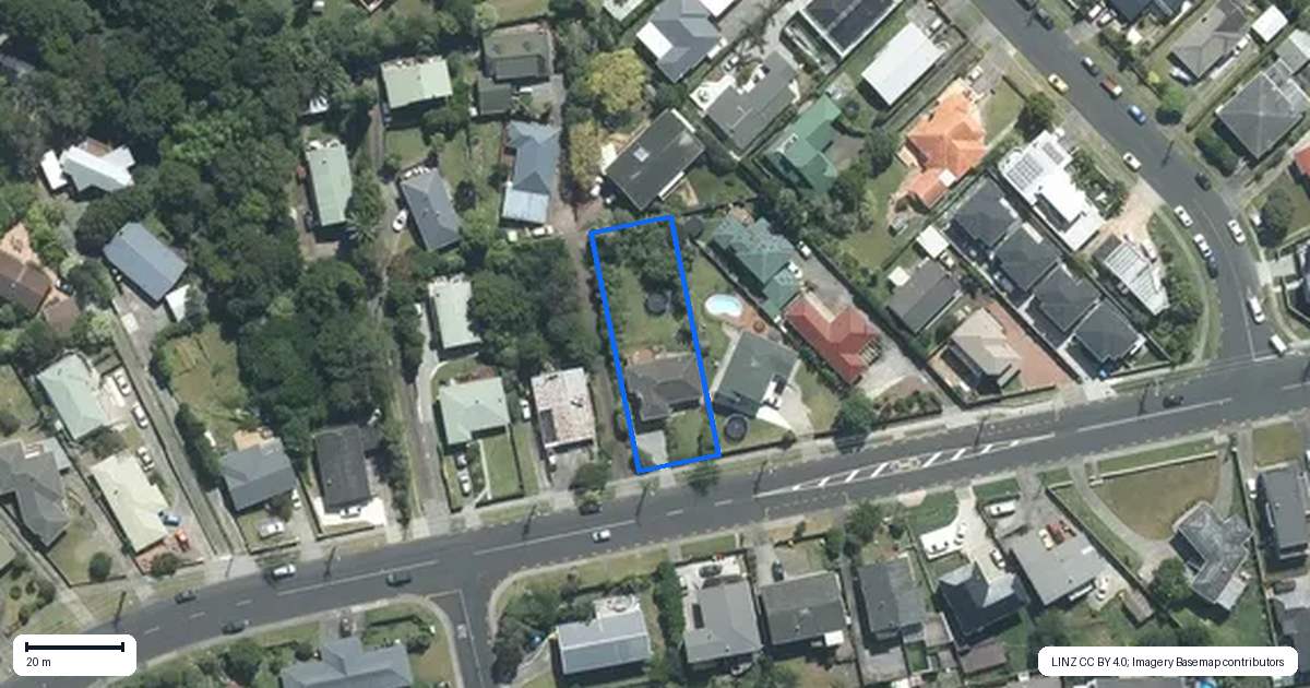 Property context map for 98 Coronation Road, Hillcrest, Auckland