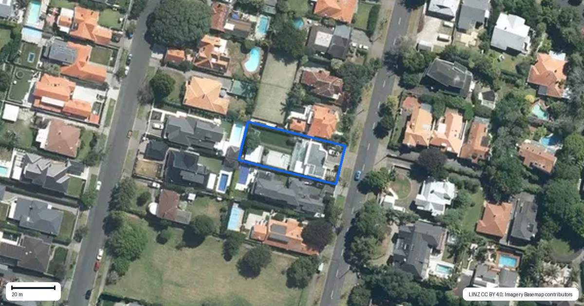 Property context map for 75 St Andrews Road, Epsom, Auckland
