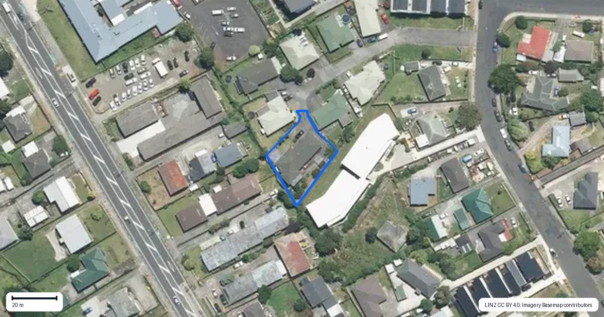 Property context map for 6 Camberley Court, Manurewa East, Auckland