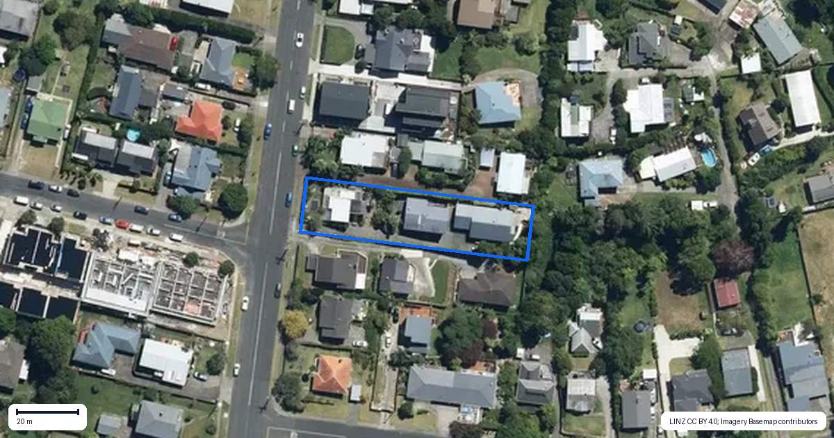 Property context map for 2/16 Pleasant Road, Glen Eden, Auckland