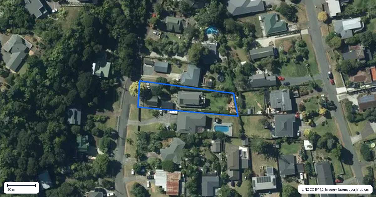 Property context map for 7 Rangimarie Road, Swanson, Auckland