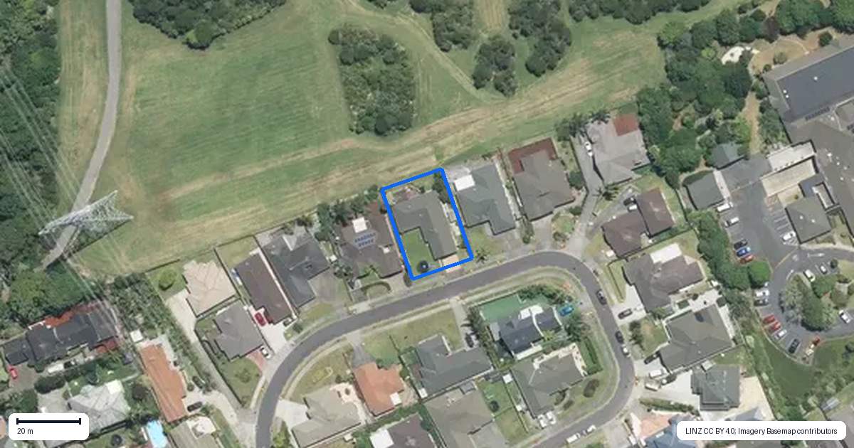 Property context map for 24 Norman Close, The Gardens, Auckland
