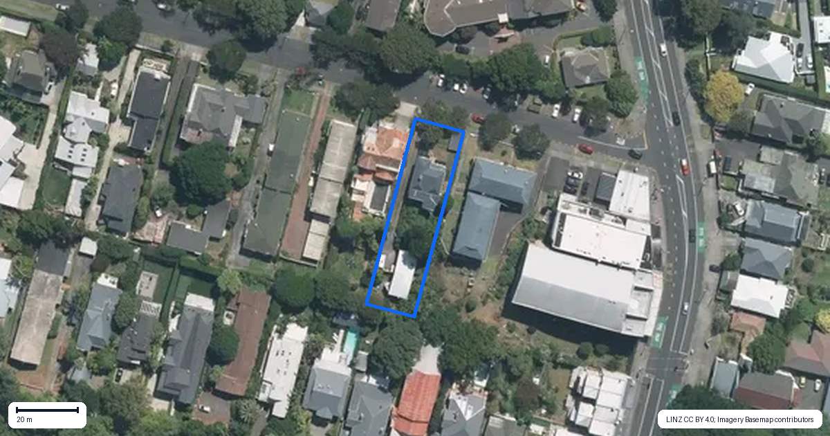 Property context map for 4 Fairview Road, Mount Eden, Auckland