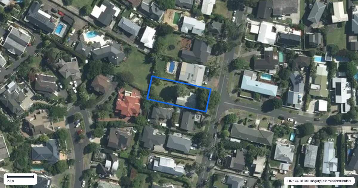 Property context map for 21 Sierra Street, Glendowie, Auckland