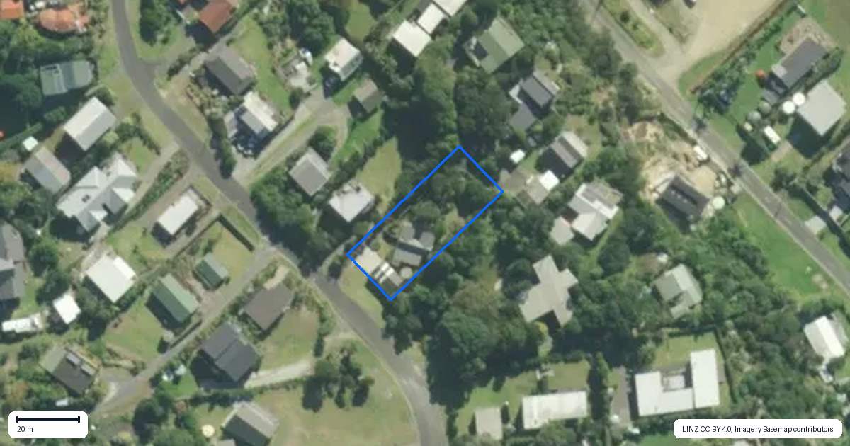 Property context map for 59A Cheviot Street, Mangawhai Heads, Mangawhai