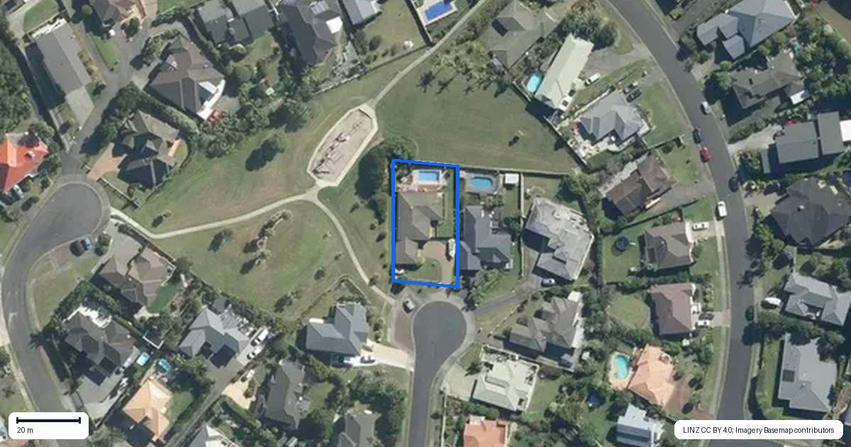 Property context map for 14 Astor Place, Orewa