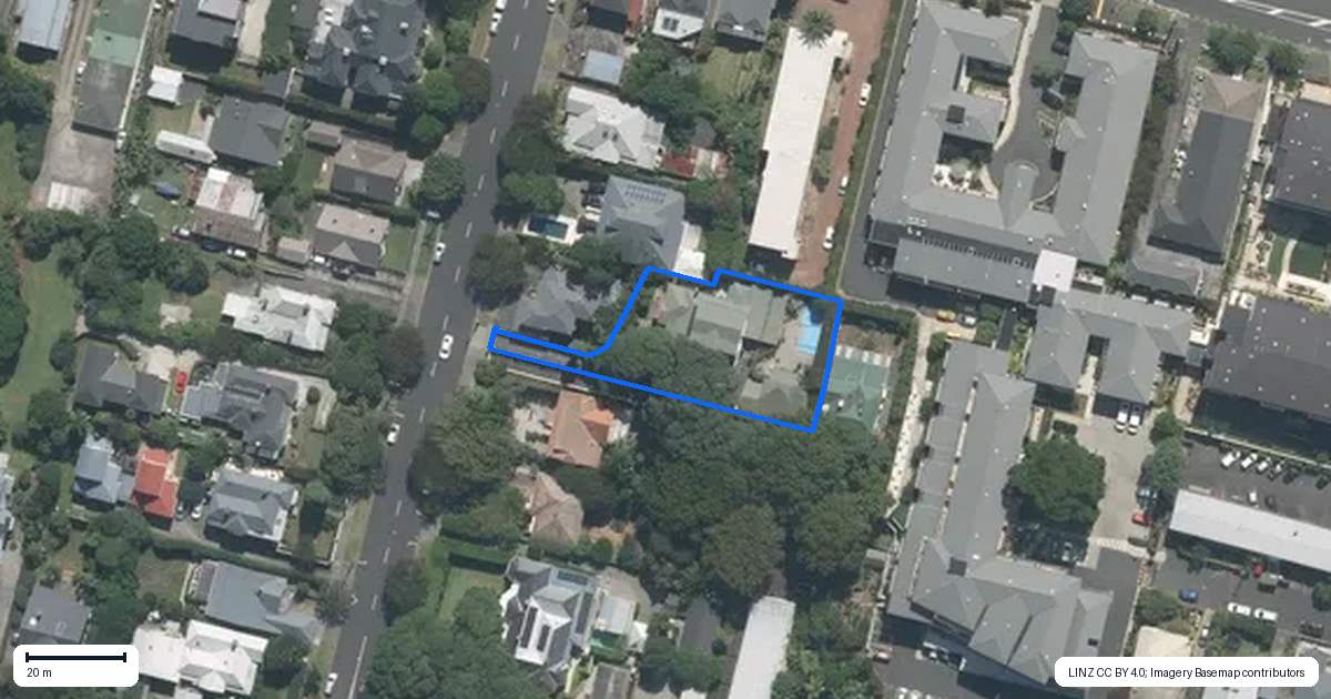Property context map for 6A Horoeka Avenue, Mount Eden, Auckland