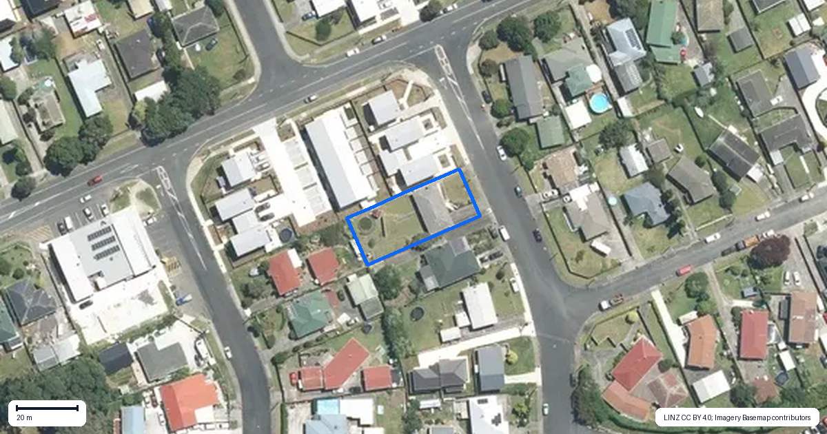 Property context map for 1 Sterling Avenue, Manurewa East, Auckland