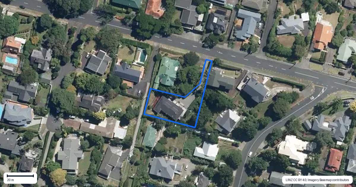 Property context map for 44A Selwyn Road, Epsom, Auckland