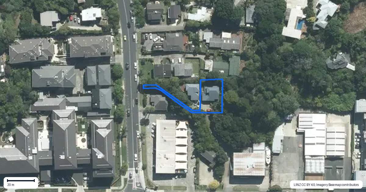 Property context map for 787B Beach Road, Browns Bay, Auckland