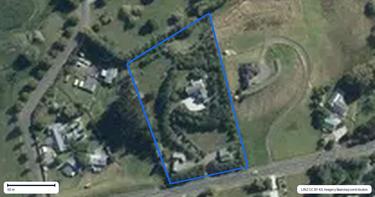 Property context map for 388 Pine Valley Road, Dairy Flat