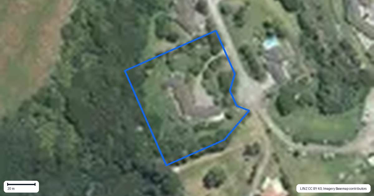 Property context map for 25 Kinnard Lane, Totara Park, Auckland