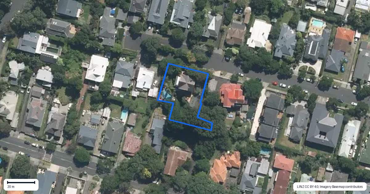 Property context map for 16A Ngauruhoe Street, Mount Eden, Auckland