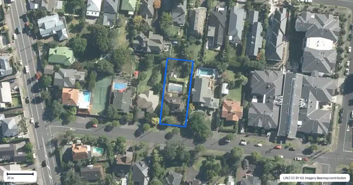 Property context map for 6 Rangitoto Avenue, Remuera, Auckland