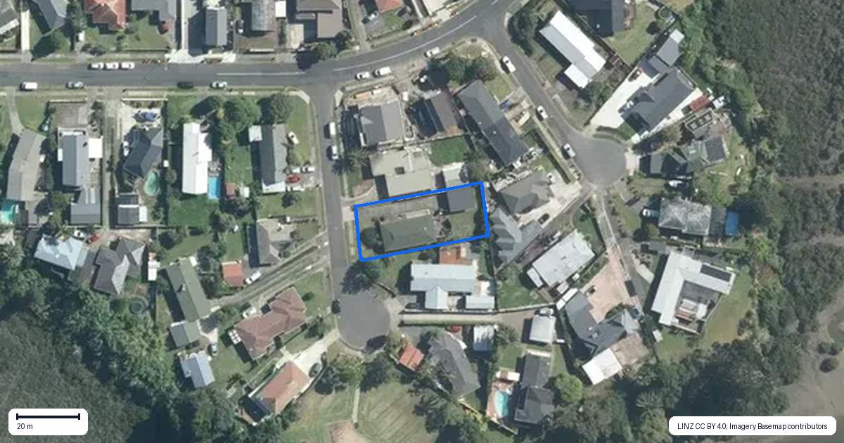 Property context map for 6 Raewyn Place, Pakuranga, Auckland