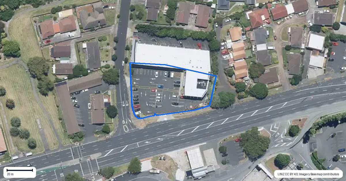 Property context map for 108/102 Pakuranga Road, Pakuranga, Auckland
