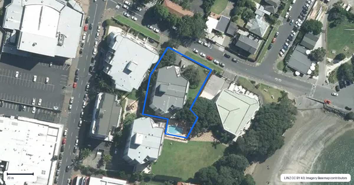 Property context map for 5 The Promenade, Takapuna, Auckland