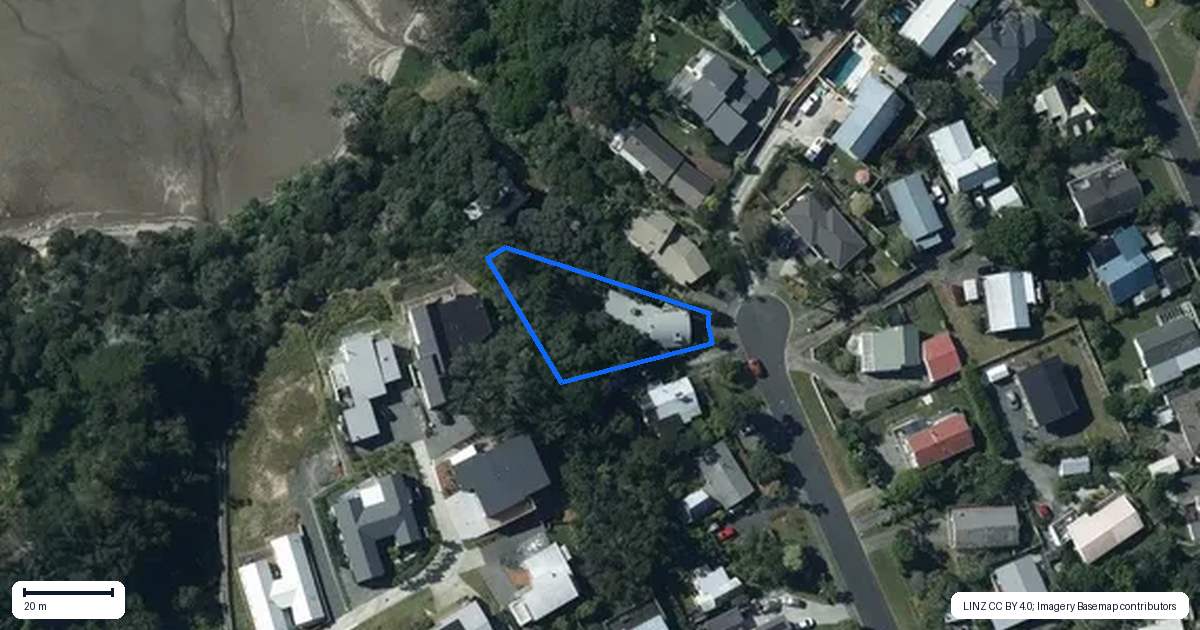 Property context map for 41 Gerontius Lane, Snells Beach