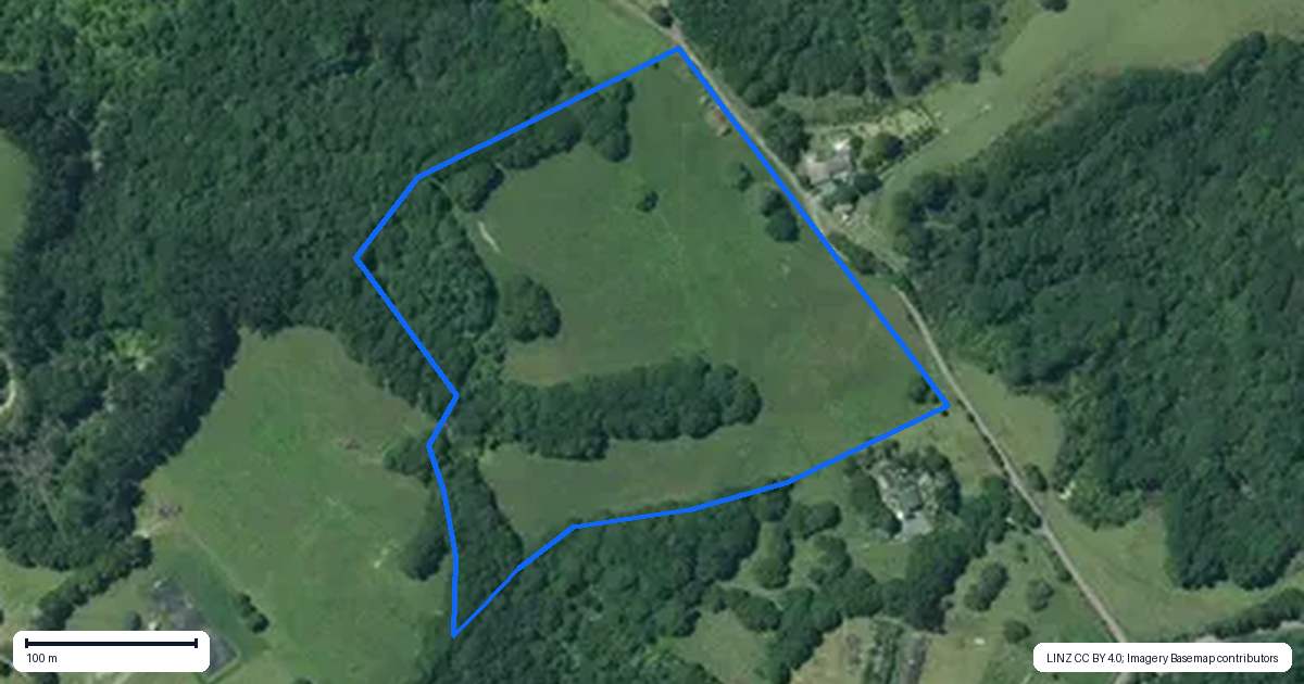 Property context map for 41 Pinehill Road, Pakaraka, Moerewa