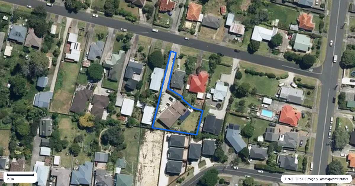 Property context map for 6A Savoy Road, Glen Eden, Auckland