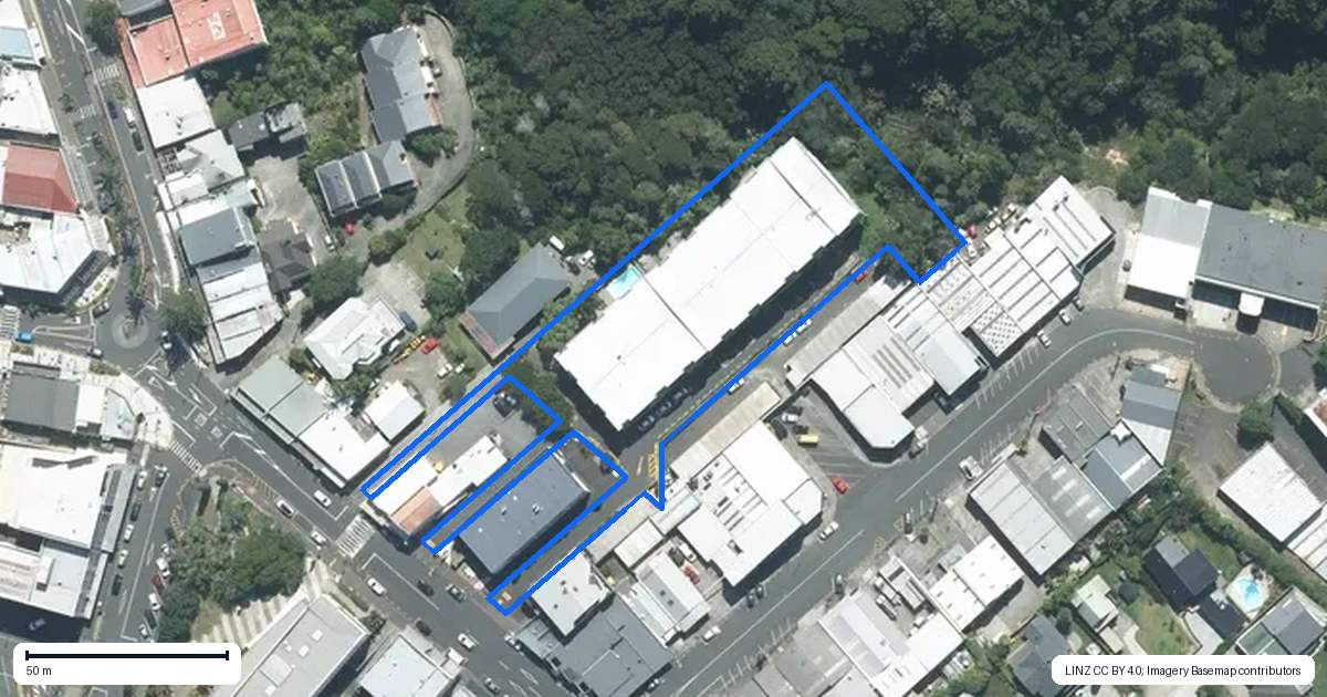 Property context map for 45/241 Hinemoa Street, Birkenhead, Auckland