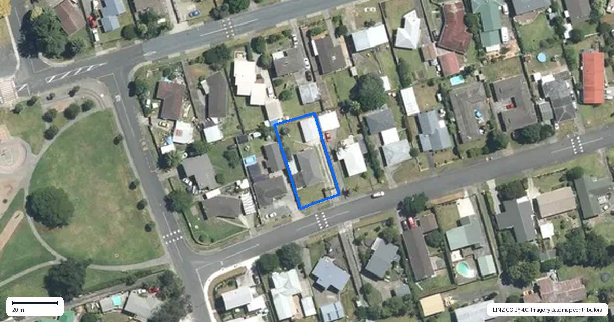 Property context map for 29 Sunnypark Avenue, Rosehill, Papakura