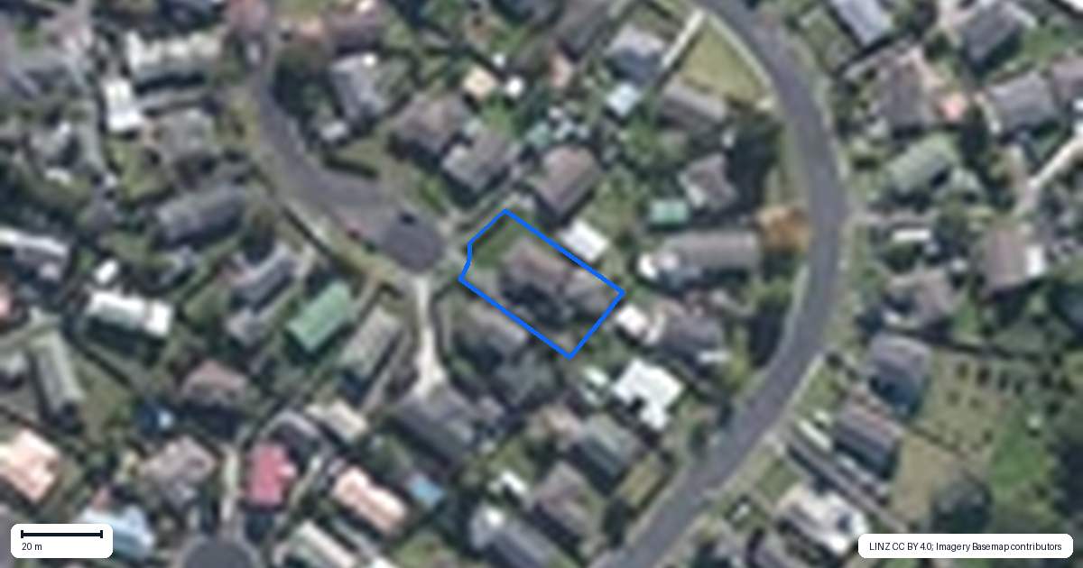 Property context map for 14 Prior Place, Glendene, Auckland