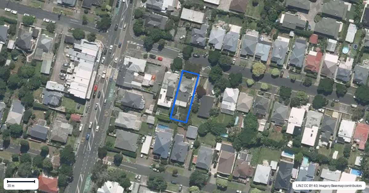 Property context map for 108 Burnley Terrace, Sandringham, Auckland