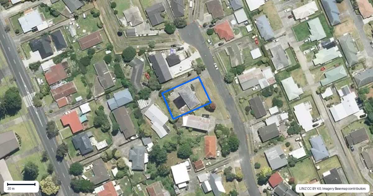 Property context map for 12 Minton Place, Manurewa, Auckland