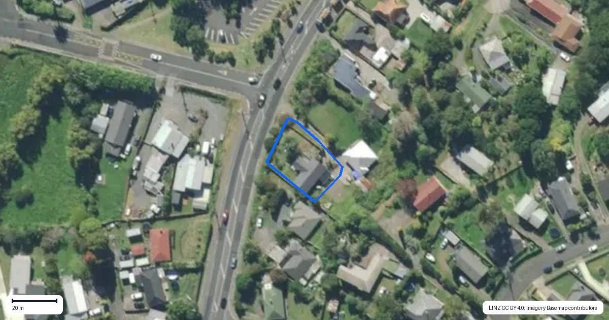Property context map for 109 Otaika Road, Raumanga, Whangarei
