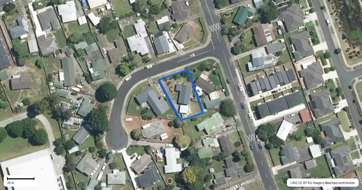 Property context map for 4 Cooper Place, Papakura
