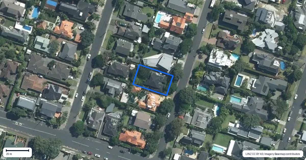 Property context map for 6 Muritai Road, Milford, Auckland