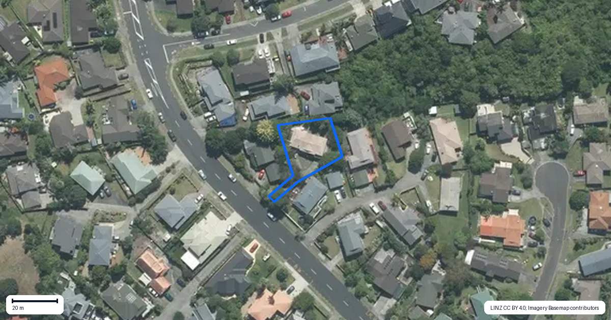 Property context map for 29 Ian Sage Avenue, Torbay, Auckland