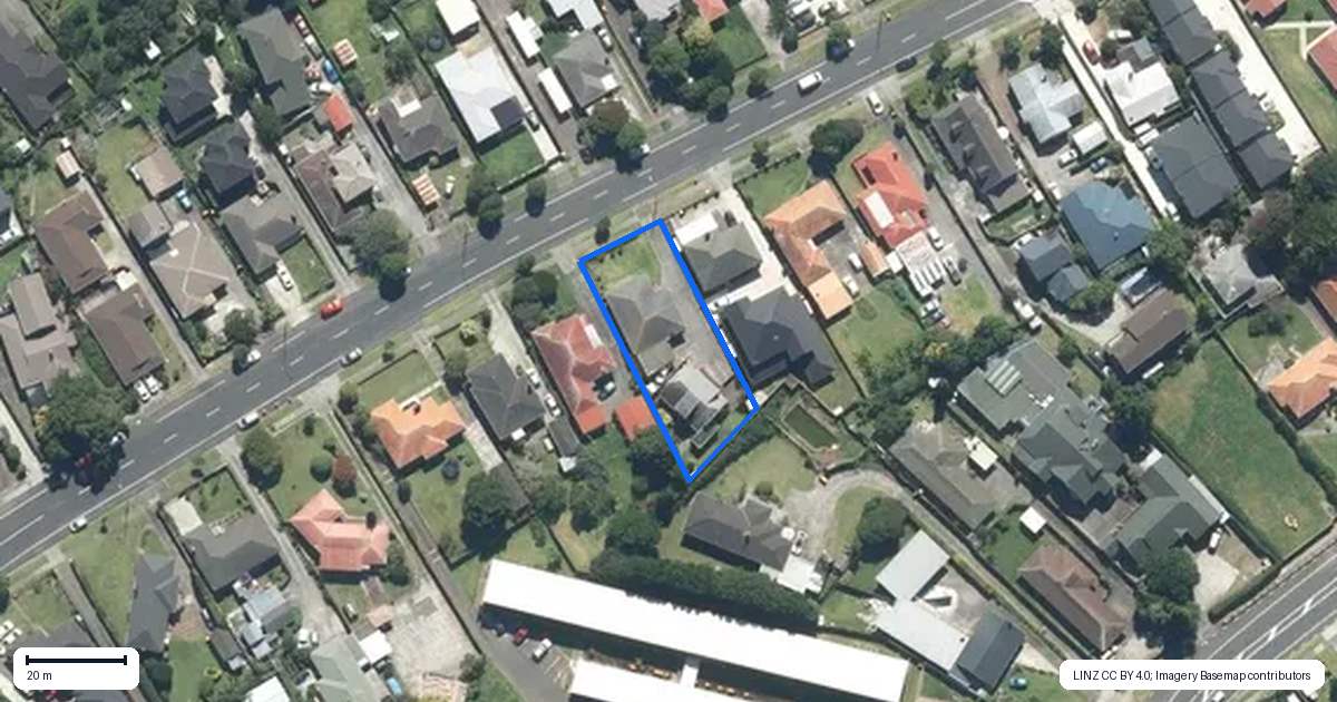 Property context map for 2/179 Rangitoto Road, Papatoetoe, Auckland