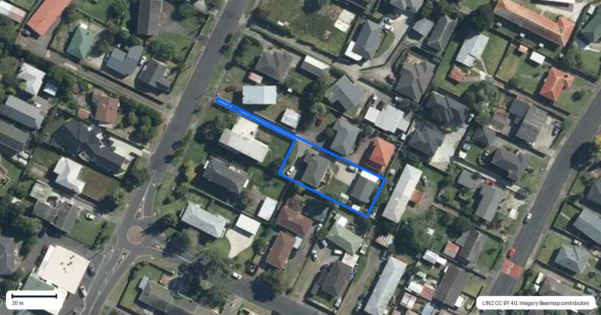 Property context map for 102 Barrack Road, Mount Wellington, Auckland